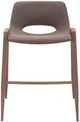 Zuo® Modern Desi Brown/Walnut Barstool-3