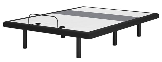 Sierra Sleep® By Ashley® Best Base Charcoal Gray Full Adjustable Base with Lumbar and Audio-2