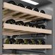 ZLINE Autograph Edition 18 in. 9 Cu. Ft. Triple Zone 68 Bottle Panel Ready Left Hinge Column Wine Cooler with Matte Black Accents-4