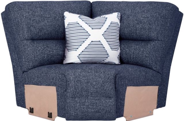 Signature Design by Ashley® Acklen Place 5-Piece Navy Curved Power Reclining Sectional-3