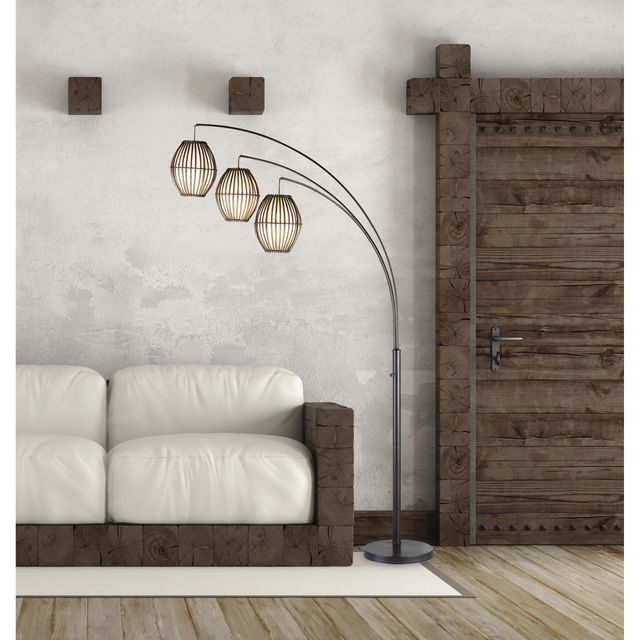Adesso® Maui Antique Bronze Floor Lamp-3