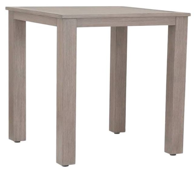 Sunset West Laguna Driftwood Metal Outdoor Pub Table-0