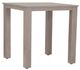 Sunset West Laguna Driftwood Metal Outdoor Pub Table-0