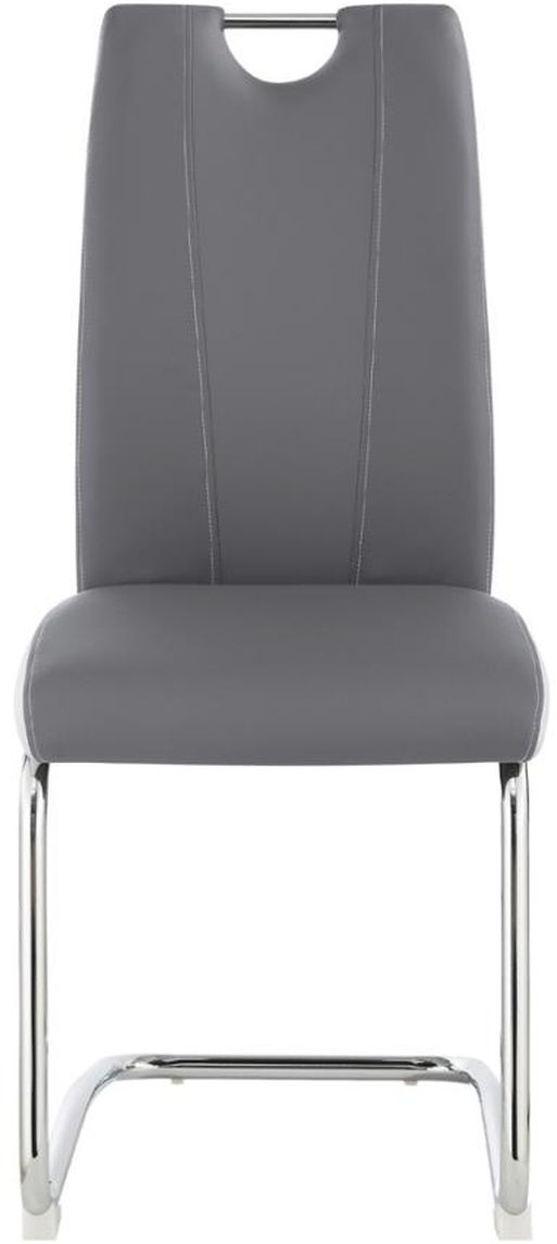 Coaster® Brooklyn 4-Piece Grey/White Upholstered Side Chairs-0