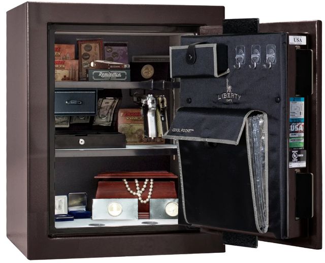 Liberty Safe Premium Home Black Cherry 08 Gloss Gun Safe-1