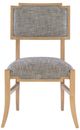 Currey & Company Melanie Blonde Ash Side Chair-1