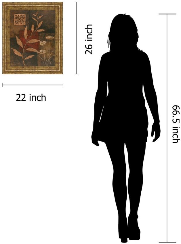 Classy Living Vivian Flasch Copper Rhythm I Wall Art-2