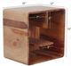 A & B Home Mia Brown Side Table-3