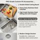 Forno Acqua MultiSINK Stainless Steel 45" Undermount Workstation Sink with Custom-Fit Accessories-5