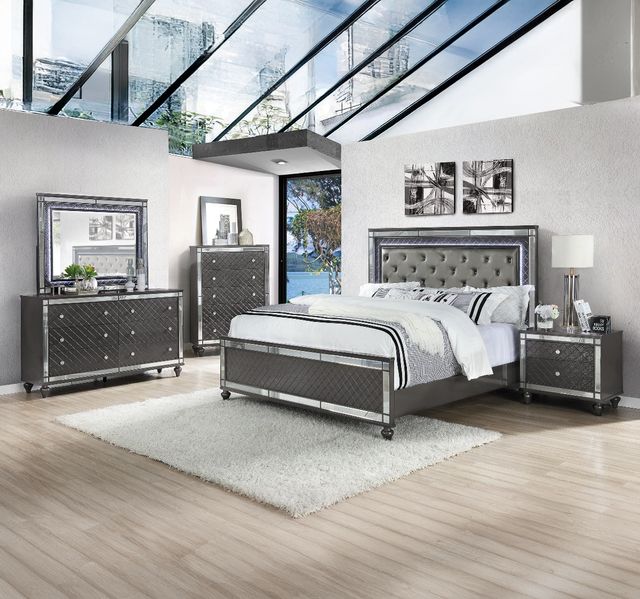 Crown Mark Refino Gray Dresser-1