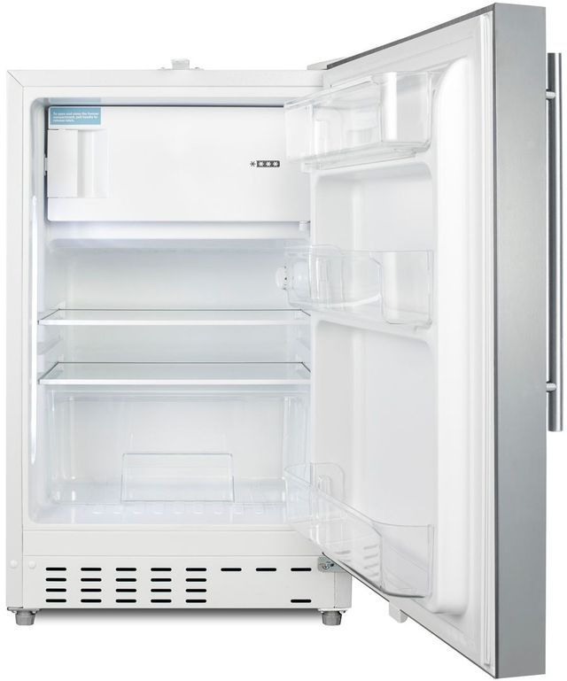 Summit® 2.7 Cu. Ft. Stainless Steel Under The Counter Refrigerator-1