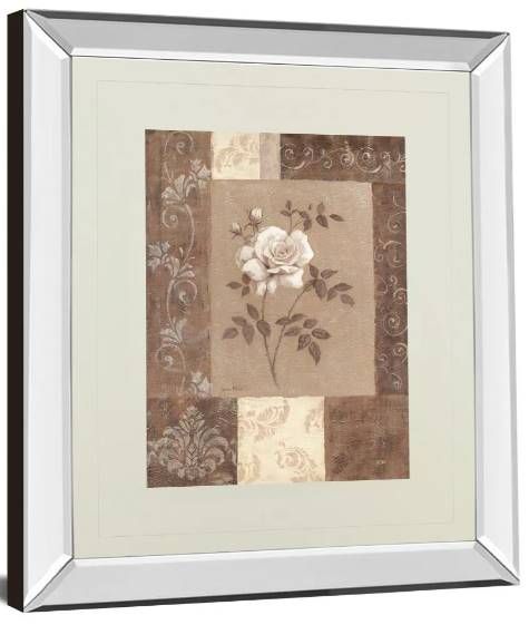 Classy Art Single Rose by Vivian Flasch Wall Art-1