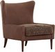 Four Hands Marlow Taupe Shearling Wing Chair-0