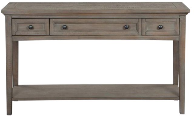 Magnussen Home® Paxton Place Dovetail Gray Rectangular Sofa Table-1
