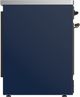Ilve® Majestic III 30" Midnight Blue Pro Style Induction Range with Triple Glass Door and Burnished Trim-4