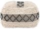 Zuo® Modern Pisco Beige Black Ottoman-1