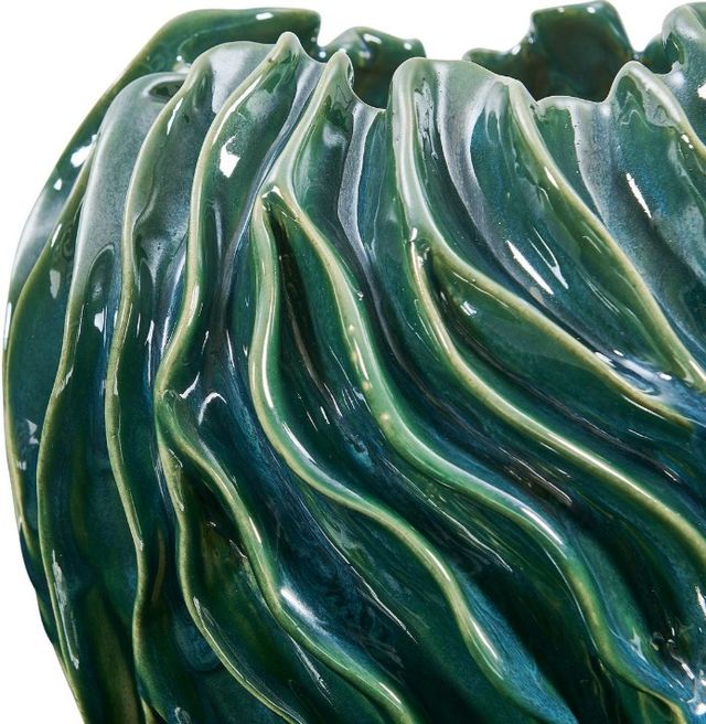 Uttermost® Veridian Ridge 2-Piece Green Indoor-Outdoor Ceramic Vase Set-3