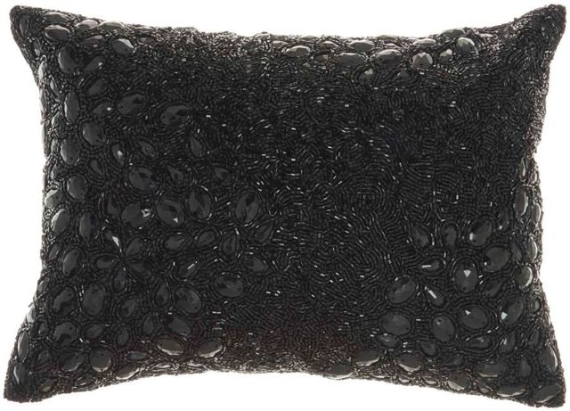 Nourison Home™ Luminescence Black Throw Pillow-0