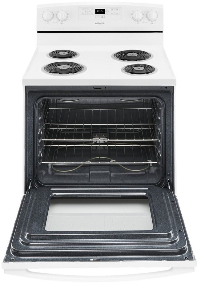 Amana® 30" White Freestanding Electric Range-1