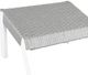 CabanaCoast® Customizable Stellan Aluminum/Natural Fiber Outdoor Ottoman-2