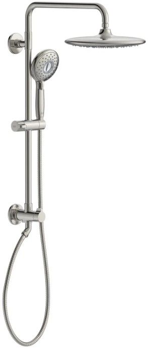 American Standard Spectra Versa® Brushed Nickel 4-Function Shower System with Rain Showerhead-0