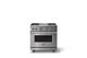 Viking® 5 Series 36" Stainless Steel Pro Style Gas (NG) Range with Brushed Brass Trim-3