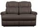 La-Z-Boy® Pinnacle Umber Leather Power Wall Reclining Loveseat with Headrest-1