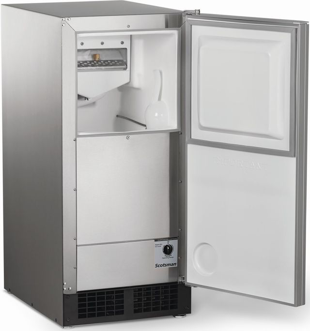 Scotsman® 15" 30 lb. Legacy Gourmet Stainless Steel Cuber Ice Maker-3
