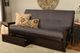 Kodiak Furniture Monterey Twill Gray/Espresso Full Storage Futon with Mattress-3