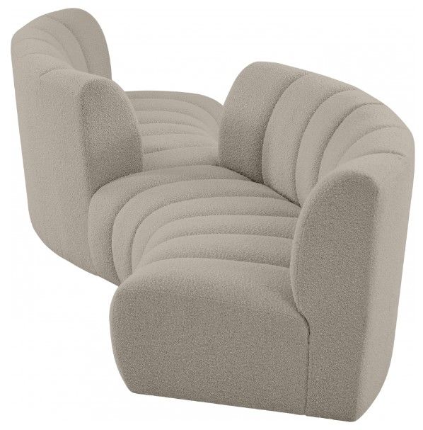 Meridian Furniture Infinity 4-Piece Taupe Modular Sectional-3