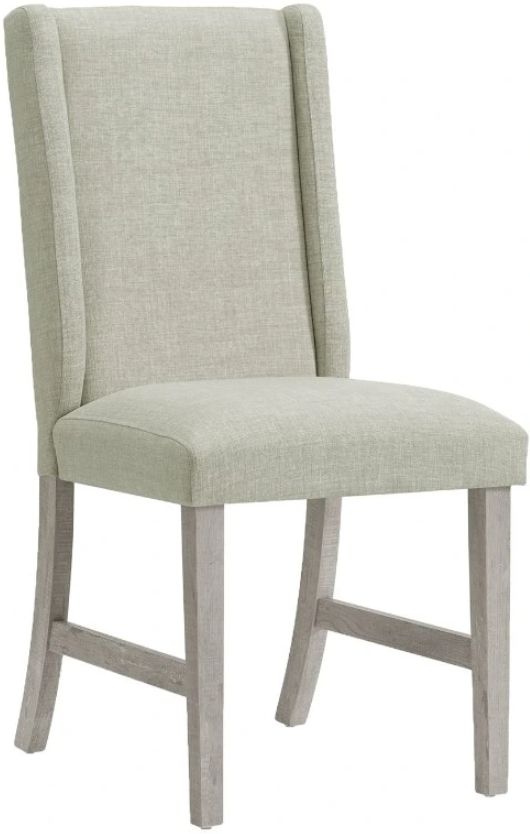 Elements International Eleanor White Dining Side Chair -0