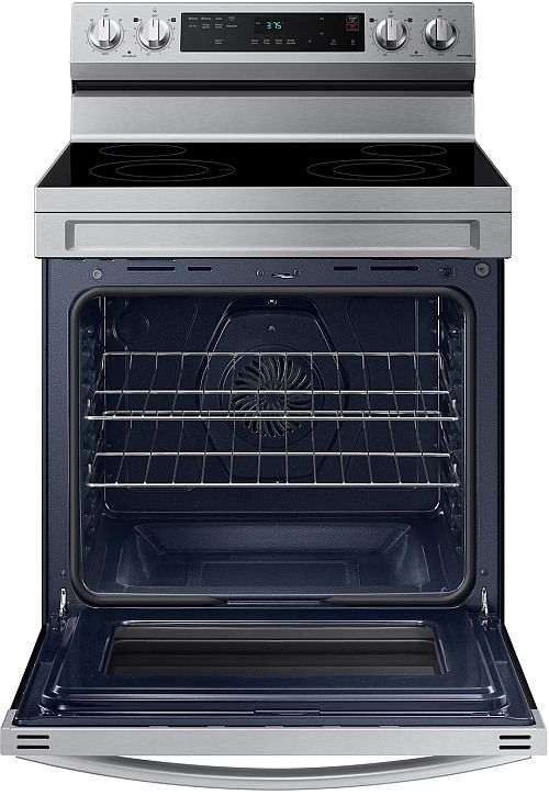 Samsung 30" Stainless Steel Freestanding Electric Range with Air Fry-1