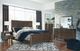 Signature Design by Ashley® Kisper 5-Piece Brown King/California King Panel Headboard Bed Set-5