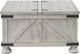 Signature Design by Ashley® Carynhurst Whitewash Coffee Table-1