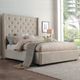 Mazin Furniture Fairborn Beige Full Panel Bed-4