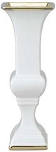 A & B Home Gold/White Elliette Decorative Urn-0