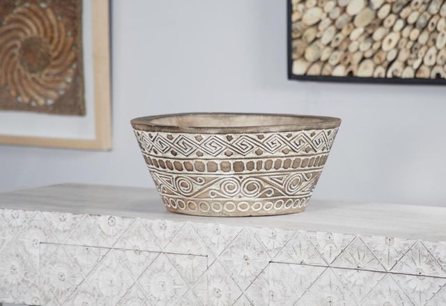 Deco Marche Brown Decorative Bowl-2