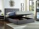 IFDC Gray Youth Single Platform Lift Storage Bed-1
