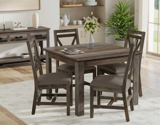 International Furniture Direct Loft Brown Grayish 42" Dining Table-1