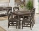 International Furniture Direct Loft Brown Grayish 42" Dining Table-1