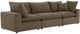 TOV Furniture Cali Chocolate Brown Modular Sofa-0