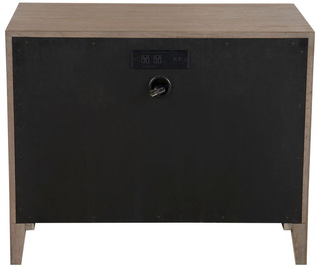 Universal Explore Home™ New Modern Gray Oak Cove Drawer Nightstand-3