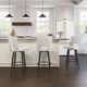 Amisco Customizable Bryana Bar Swivel Stool-4