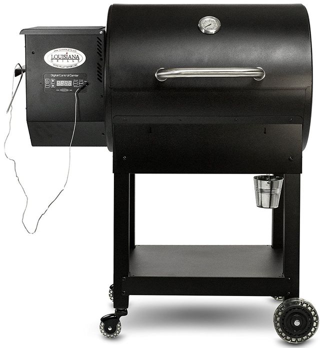 Louisiana Grills LG Series 39" Black Freestanding Wood Pellets Grill-0
