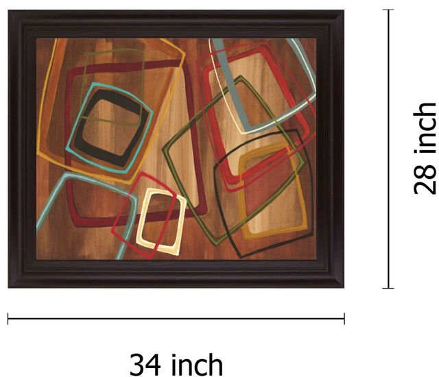 Classy Living Overlapping Shapes Wall Art-1