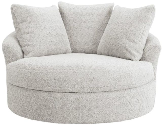 Signature Design by Ashley® Snodoodle Arctic Oversized Swivel Accent Chair-1
