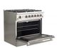 FORNO® Alta Qualita 36" Stainless Steel Freestanding Natural Gas Range-4