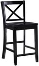 Linon Torino Black X-Back Counter Stool-0