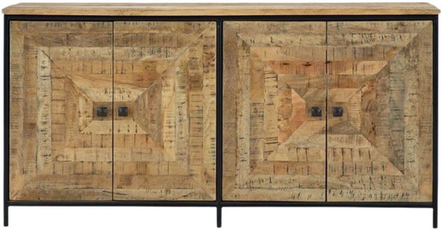 Signature Design by Ashley® Camney Black/Brown Cabinet-1