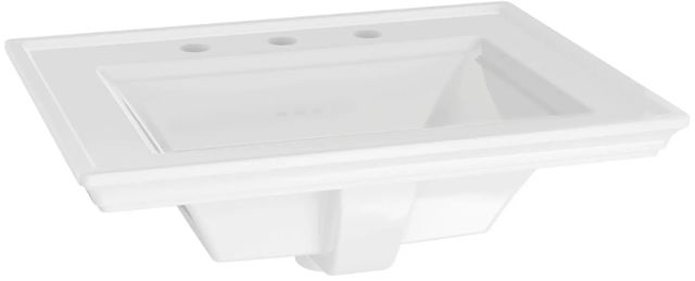 American Standard Town Square® S White Drop-In Sink with 8" Widespread-0